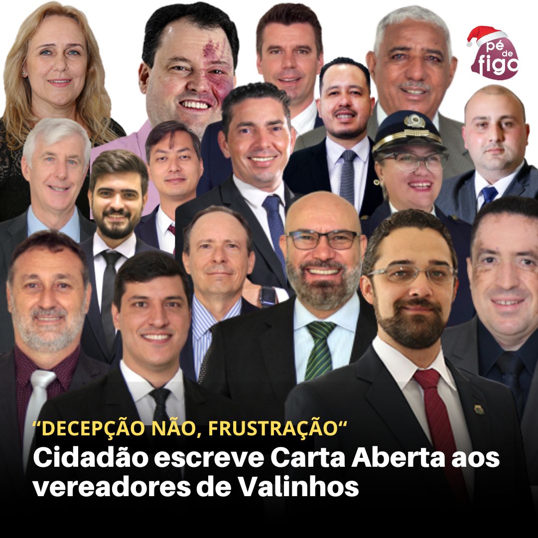 Cidad O Escreve Carta Aberta Aos Vereadores De Valinhos P De Figo