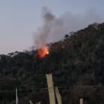 Registro feito no início da noite desta segunda-feira (15/09)