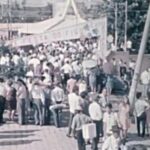 1969: Abertura da XX Festa do Figo na Praça Washington Luiz.
